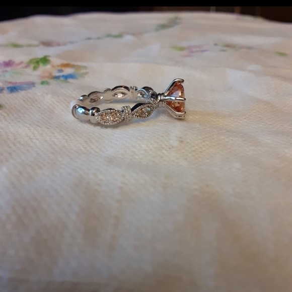 Morganite Silver Ring - Picture 6 of 7